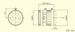 Objektiv Fujinon HF25HA-1B - schematick nkres