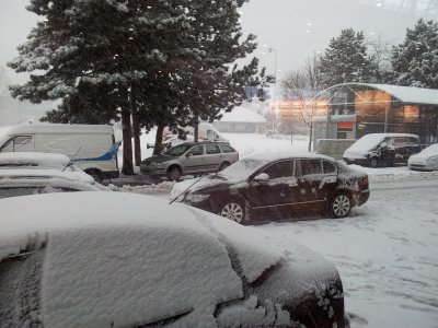 Vden monte arel vstavit pokryl snh.