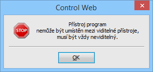Chybn vloen pstroje do vizulnho editoru