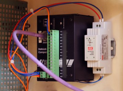 ... and the Ethernet connection connects the machine to the TCP / IP communication network